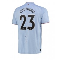 Aston Villa Philippe Coutinho #23 Fotballklær Bortedrakt 2022-23 Kortermet